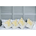 thumbnail image 2 of Ambesonne Floral Throw Pillow Cover 4 Pack, Daffodils Ornaments Art, 16", Grey Yellow, 2 of 7