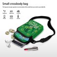 thumbnail image 7 of HELLHERO 2 Zippers Small Crossbody Purse for Outdoor Holiday Travel(Little Rabbit Flowers), 7 of 7