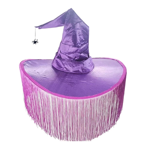 Sombrero Yinane Bruja Cosplay Púrpura Mujer