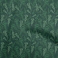 thumbnail image 1 of oneOone Cotton Cambric Dark Green Fabric Sea Fabric For Sewing Printed Craft Fabric By The Yard 42 Inch Wide, 1 of 4