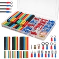 thumbnail image 3 of 1 Juego de conectores de cable, Kit de conectores termorretráctiles, conectores aislados, crimpadores de cables, conectores eléctricos, 3 of 4