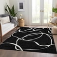 thumbnail image 3 of Dalyn Rugs Premium Machine Washable Mayfield AMF999 Black 2'6" x 3'10" Rug, 3 of 7