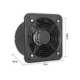 thumbnail image 2 of VEVOR 125w 10" parrilla axial de la fan de la placa del extractor del ventilador de aire de la ventilación industrial, 2 of 9