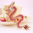 thumbnail image 4 of Dragon Rhinestone Keychain Car Keyring Purse Bag Pendant Decoration Hanging Keychain Accessory Creative Gift (Random Color), 4 of 8