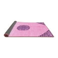 thumbnail image 2 of Ahgly Company Indoor Square Abstract Pink Modern Area Rugs, 3' Square, 2 of 4