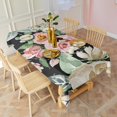 thumbnail image 6 of Pioneer Flower Floral Print Pattern Rectangle Tablecloth 60"x120",Waterproof Polyester Rectangle Table Cloth, Wipeable Spillproof Polyester Tablecloth for Dining, Camping, Indoor and Outdoor, 6 of 6