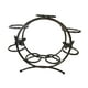 thumbnail image 3 of Bola de cristal Base de metal Base de metal Decoración del hogar Base Sphere Sphere Support Supporter para la mesa de la boda Sala de estar de negro, 3 of 10