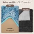 thumbnail image 5 of Moonlight20015 Area Rug 5x7ft non-slip Soft Fluffy Shaggy for Living Room Bedroom Décor Tye Dye Teal, 5 of 8