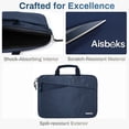 thumbnail image 3 of Aisboks 15.6-16 Inch Laptop Bag for Men&Women,Navy Blue Laptop Sleeve 14'' with Handle,Water-Resistant Shockproof Computer Case with HP, Dell, Acer MacBook Notebook, 3 of 8