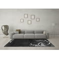 thumbnail image 3 of Ahgly Company Indoor Rectangle Abstract Gray Modern Area Rugs, 5' x 7', 3 of 4