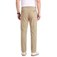 thumbnail image 6 of MEILIHUA Men's Regular Fit Casual Work Pants, Stretch Dress Pants with Flex Waist, Flat Front Golf Trousers for Spring Summer, 6 of 9