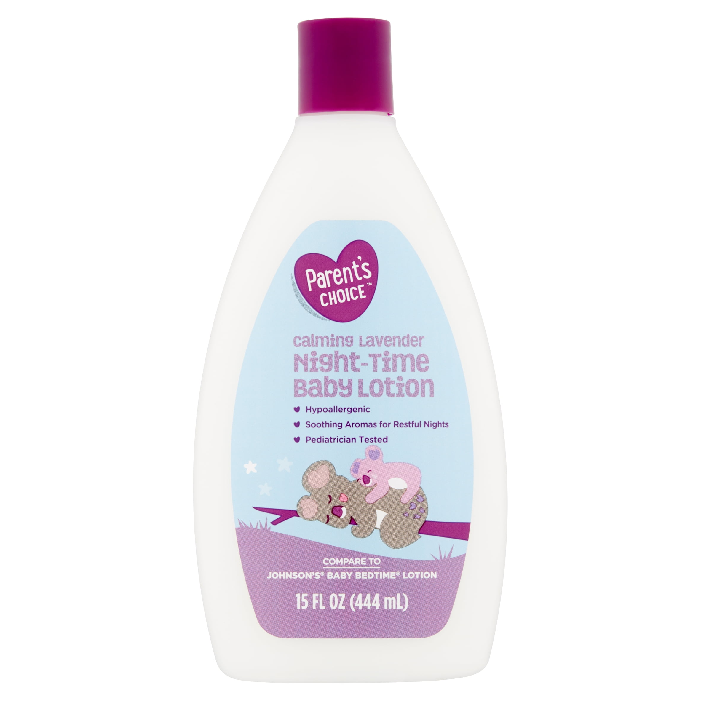 Parent's Choice Night Time Baby Lotion with Calming Lavender, 15 fl oz