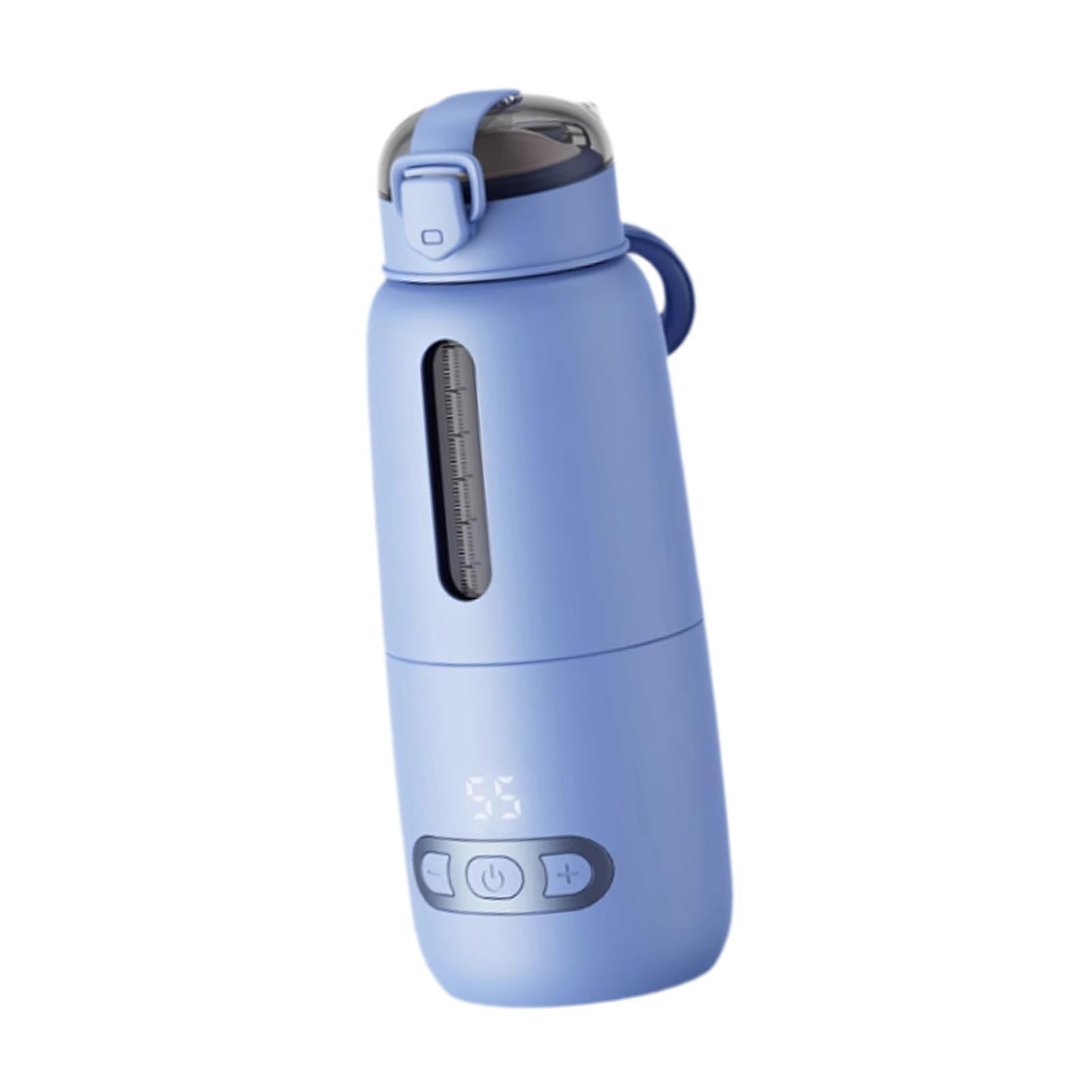 Baoblaze Portable Bottle Warmer Accurate Temperature Control Baby Milk Bottle Outdoors Ca blue 300ml