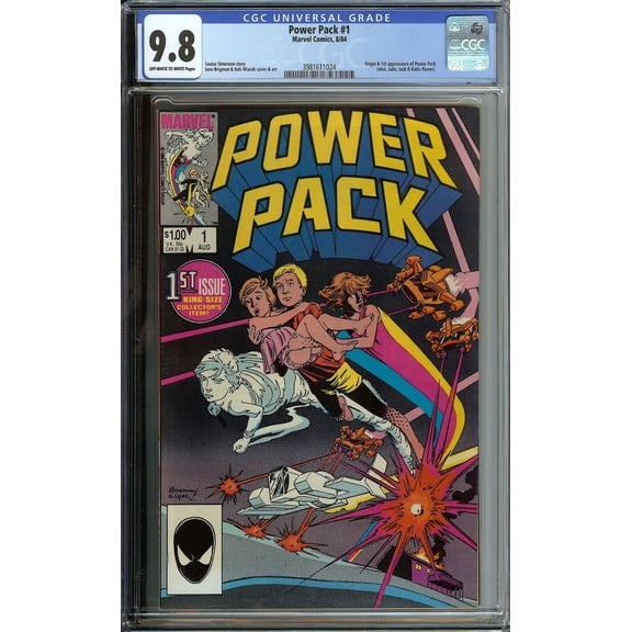 Power Pack #1 - CGC 9.8 Comic Book