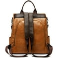 thumbnail image 4 of Graflsoa Stylish Brown Women's Travel Backpack with Shoulder Strap and Handles, 4 of 6