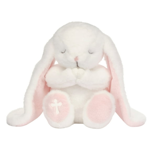 Lambs & Ivy Heaven Sent Baptism White Plush Bunny Stuffed Animal Toy - Precious