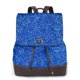 thumbnail image 1 of Fotbe Blue Circles Mosaic Mochila Bolso con Estampado para Mujer, Mochila Antirrobo de Nylon Impermeable, Bolsa Ligera de Hombro, 1 of 4
