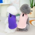 thumbnail image 3 of Yidarton 2022 Dog Clothes Traction Cotton Velvet Clothing Autumn And Winter Warm Cat Clothes Small Dog Pet Clothing purple, 3 of 7