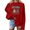 Red christmas sweatshirts, variant on Wycnly Sweatshirt for Christmas Womens Crewneck Sweatshirt Fashion Christmas Tree Graphics Loose Tops Winter Long Sleeve Merry Xmas Fleece Ladies Oversized Pullover Tops Christmas