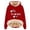 Red, variant on Yes I'M Still Cold-Me 24:7 Sweatshirt For Women Winter Fleece Lined Warm Hoodies Casual Loose Fit Loungewear Top