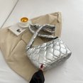thumbnail image 4 of Bolso acolchado de algodón para otoño e invierno, bolso de plumas a la moda, suave para compras de niñas, 4 of 9