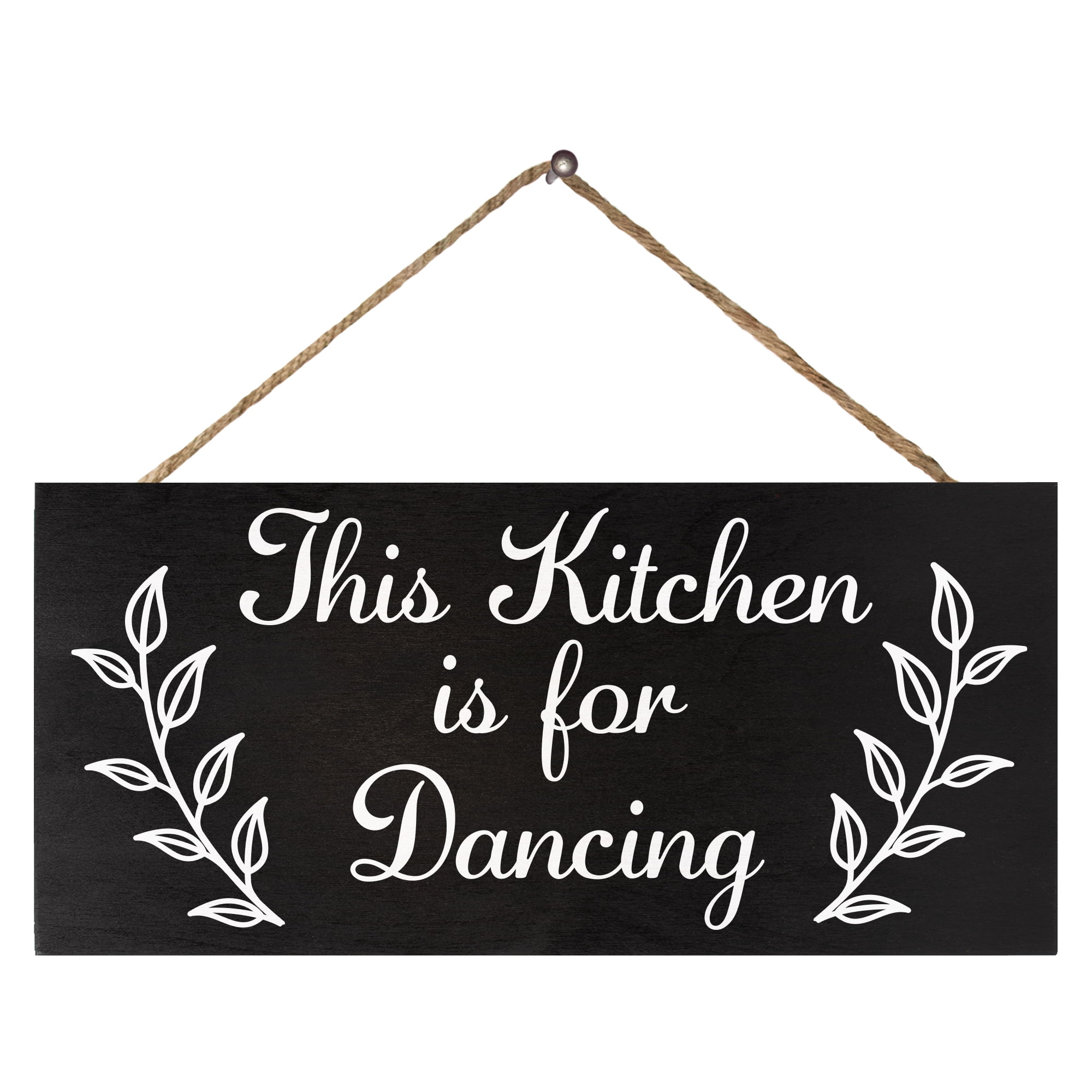 JennyGems Funny Kitchen Signs, This Kitchen is for Dancing, 6x13 Hanging  Wood Wall Decor Signs, Farmhouse Kitchen Decor, Kitchen Decorations, Funny  Kitchen Wall Art, Home Decor, American Made 