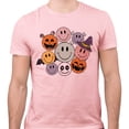 thumbnail image 2 of Halloween Smileys Shirt Unisex Small Pink, 2 of 5