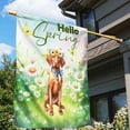 thumbnail image 3 of Vizsla Hello Spring Time Flower Floral Nature House Flag 28x40in Double Sided Vizslas Dog Lover Gifts Idea Outdoor Decor - 02031, 3 of 5