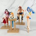 thumbnail image 1 of Anime One Piece Luffy Ace Nami Hancock figura posición de Bar postura sentada figura de acción modelo de PVC muñeca de colección juguete regalo para niños1527, 1 of 5