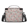 thumbnail image 3 of Lunch Box Pioneer Flower Floral Print Pattern Insulated Lunch Bag for Women Men,Medium Leakproof Lunchbox Cooler Bag Adjustable Strap,10 X 6.7 X 8 Inches, 3 of 6