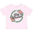 thumbnail image 3 of Inktastic Big Cousin with Flower Circle Girls Toddler T-Shirt, 3 of 5