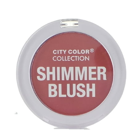 (3 Pack) CITY COLOR Shimmer Blush Mauve