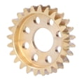 thumbnail image 3 of Módulo de tornillo sin fin de latón, 14 mm, 24 dientes, rueda helicoidal de latón, rueda helicoidal de latón, características mejoradas, 3 of 8