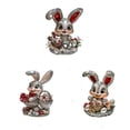 thumbnail image 4 of Bunny Decorative Pendant, Cute Car Rearview Mirror Accessory, Backpack Pendant, Emotional Value, Durable Material, Adds Interest, Versatile Use, 4 of 5