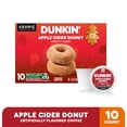 thumbnail image 2 of Dunkin’ Apple Cider Donut Artificially Flavored Coffee, Keurig K Cup Pods, 10 Count Box, 2 of 9