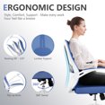 thumbnail image 5 of Ergonomic Office Chair - Home Office Desk Chair with Adaptive Lumbar Support, Computer Chair with Footrest,Armrest, Adjustable Height, 5 of 6