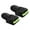 Black Reflective, variant on koolsoo 2 Pieces Summer Motorcycle Handlebar Muffs Breathable Bike Handlebar Mittens Rose Red