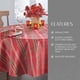 thumbnail image 3 of Mantel de Tela a Cuadros Brillantes, Redondo de 70 Pulgadas, Rojo, 3 of 7