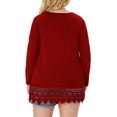 thumbnail image 2 of HSHDLDF Plus Size Swing Lace Flowy Tank Top for Women, 2 of 7