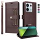 thumbnail image 1 of FOXDOCK Funda tipo Cartera para Xiaomi POCO X6 5G – Cubierta de Cuero PU con Múltiples Ranuras, Bolsillo para Efectivo y Correa de Muñeca, 1 of 6