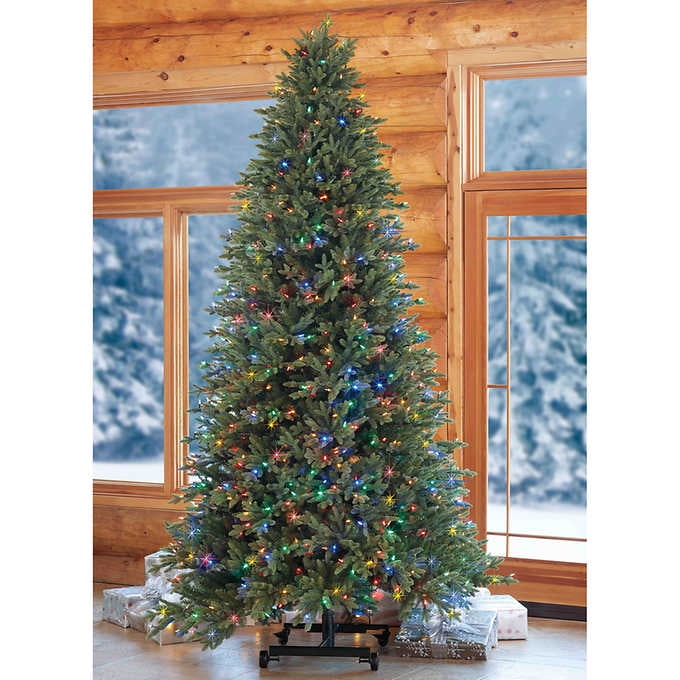 2.13 M (7 Ft.) – 2.74 M (9 Ft.) Adjustable Pre-Lit Grow And Stow Aspen Surebright Tree With 850 Colour Changing Led Lights | Walmart Canada