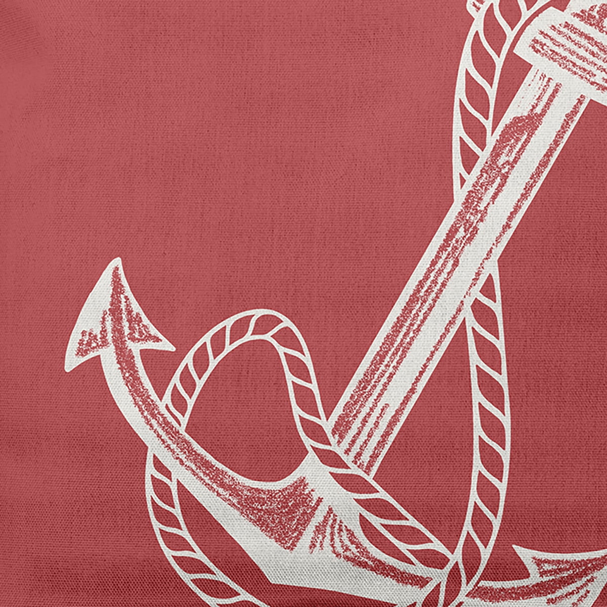 Simply Daisy 16" x 16" Anchored Nautical Indoor/Outdoor Throw Pillow