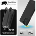 thumbnail image 4 of TUDIA MergeGrip Motorola Moto G Power 5G 2023 Case XT2311 Heavy Duty Cover - Matte Black, 4 of 8