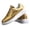 Gold, variant on AUDeals Womens Casual Sneakers - Breathable Memory Foam Shiny Fashion Skate Shoes Comfortable Walking Fitness Shoes
