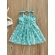 thumbnail image 5 of Txlixc, vestido de princesa para niñas pequeñas, vestido de tirantes sin mangas con estampado de margaritas, vestido informal de verano con tirantes finos y tutú de malla Txlixc  Moda, 5 of 8