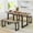 4 Extendable-Gray, variant on Asofer Dining Table Set for 6, Kitchen Room Table Set, 6-Piece Dining Chairs Set for Breakfast Nook, Grey