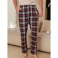 thumbnail image 4 of Moolmeyno 3PCS Mens Pajamas Pants Silky Fabric Long Pants Loungewear Pijamas Para Hombres M-2XL, 4 of 5