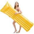 thumbnail image 3 of Tumbona Inflable Flotante Y Drenaje para Adultos Cama Flotante PVC Cama Inflable Plegable (amarillo), 3 of 9