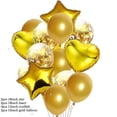 thumbnail image 1 of Globos de pancarta de feliz cumpleaños de oro negro Globos de lámina digital de helio Decoración de fiesta de cumpleaños LingWen 9024735455431, 1 of 5