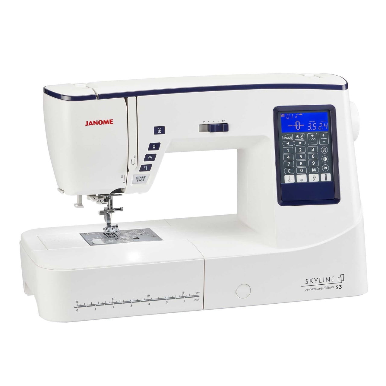 Janome Skyline S3 Anniversary Edition Sewing & Quilting Machine with 120 Stitche